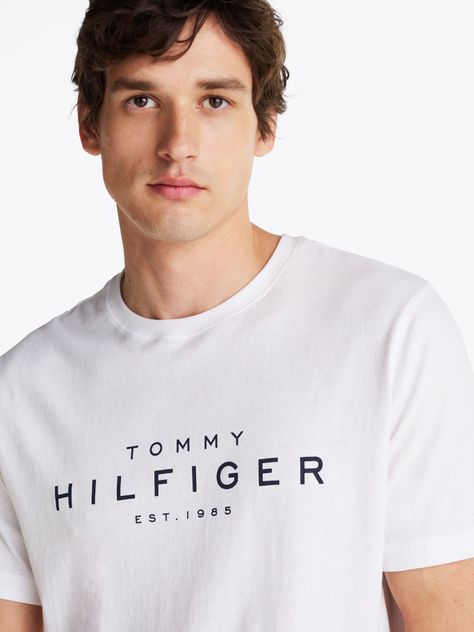 Polera Big Logo Regular Fit Blanco Tommy Hilfiger-3