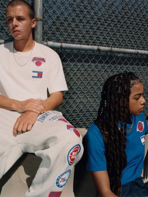Joggers Tjm & Nba Logos Gris Tommy Hilfiger-3
