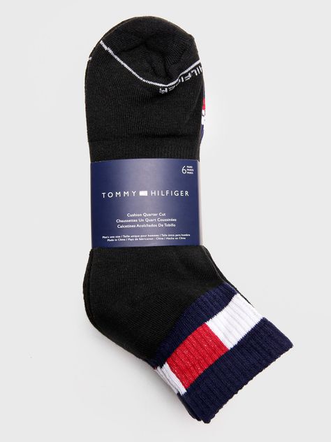 Pack De 6 Pares De Calcetines Sport Negro Tommy Hilfiger-1