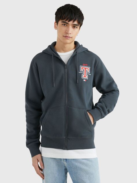 Polerón Hoodie Monogram Sport Azul Tommy Hilfiger-0