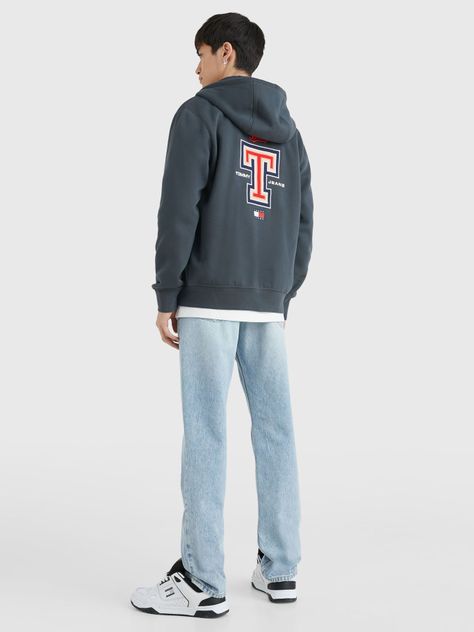 Polerón Hoodie Monogram Sport Azul Tommy Hilfiger-2