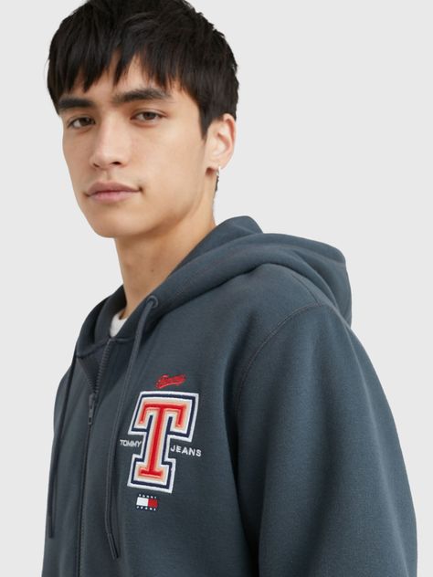 Polerón Hoodie Monogram Sport Azul Tommy Hilfiger-3