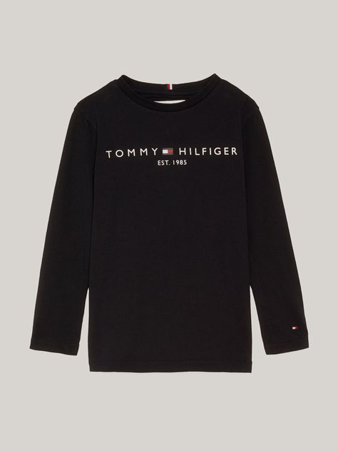 Polera Established Niño Essential Negro Tommy Hilfiger-4