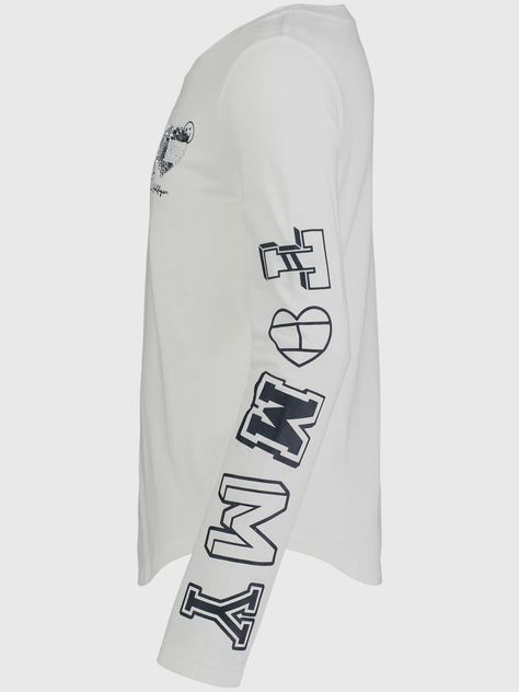 Polera Con Corazón De Lentejuelas Blanco Tommy Hilfiger-1