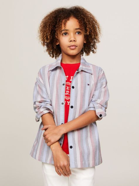 Camisa Flex Con Rayas Ithaca Multicolor Tommy Hilfiger-0