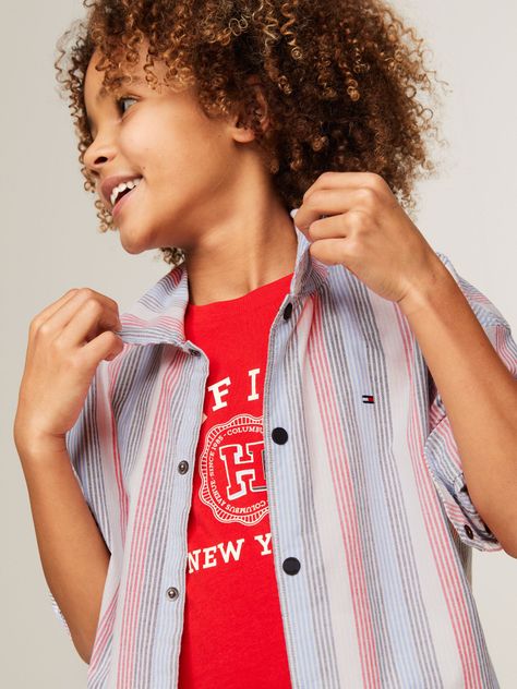 Camisa Flex Con Rayas Ithaca Multicolor Tommy Hilfiger-3