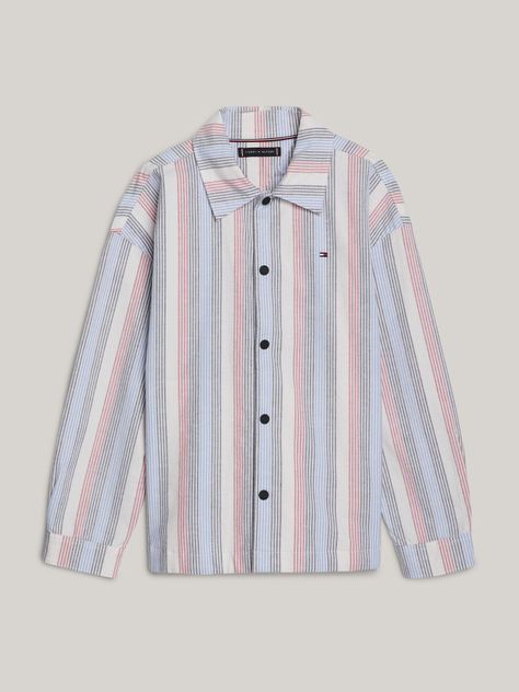 Camisa Flex Con Rayas Ithaca Multicolor Tommy Hilfiger-4