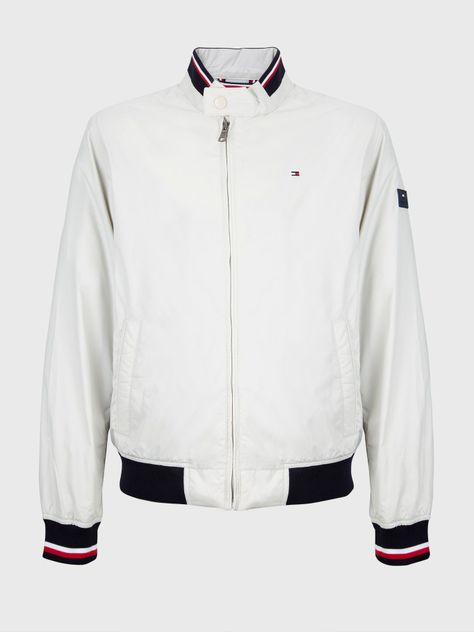 Bomber Light Stripe Blanco Tommy Hilfiger-0