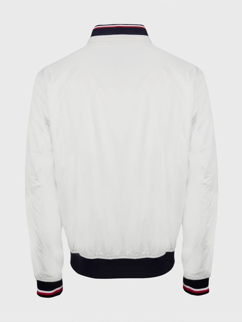 Bomber Light Stripe Blanco Tommy Hilfiger-1
