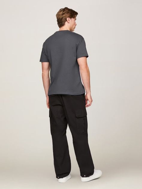 Polera Gold Signature Regular Fit Gris Tommy Hilfiger-2