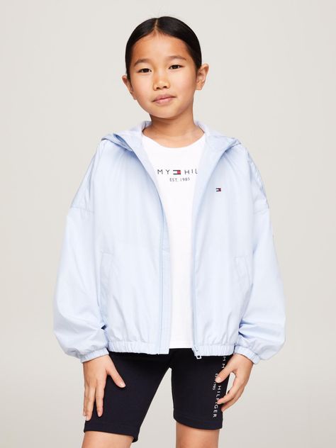 Cortavientos Hoodie Essential Celeste Tommy Hilfiger-0