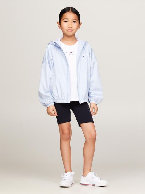 Cortavientos Hoodie Essential Celeste Tommy Hilfiger-1