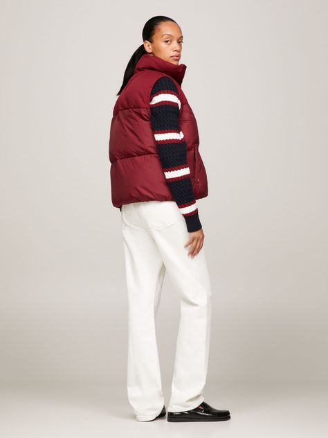 Parka Vest Acolchada New York Rojo Tommy Hilfiger-2