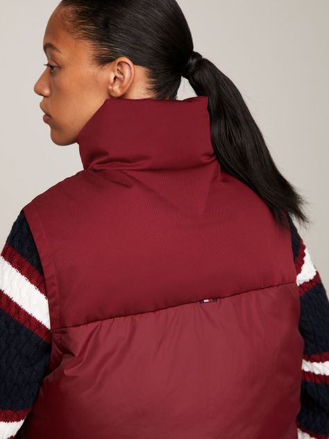 Parka Vest Acolchada New York Rojo Tommy Hilfiger-4