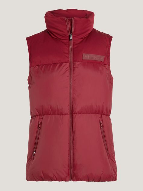 Parka Vest Acolchada New York Rojo Tommy Hilfiger-5