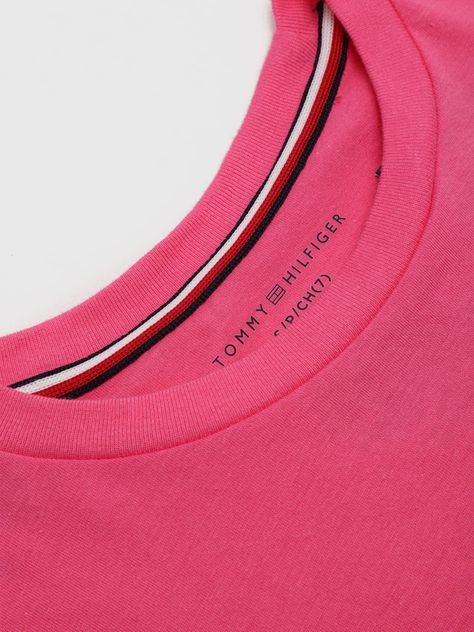 Polera Classic Logo Rosado Tommy Hilfiger-3