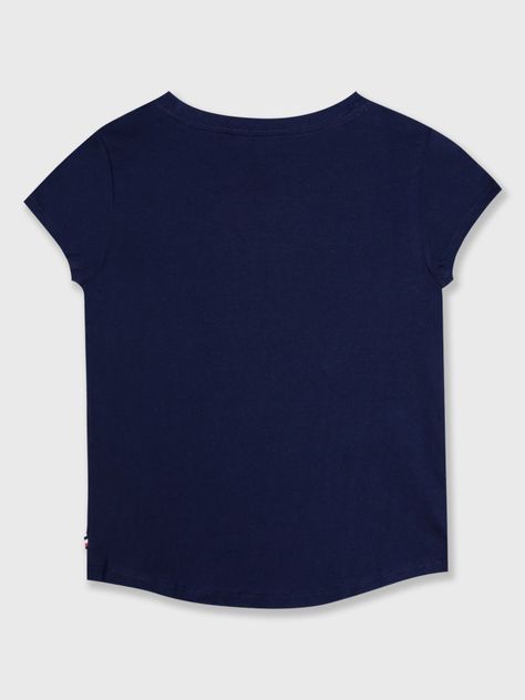 Polera Logo Sneakers Estampado Azul Tommy Hilfiger-1