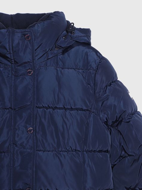 Parka Acolchada Essential Con Logo Azul Tommy Hilfiger-2