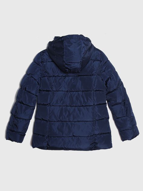 Parka Acolchada Essential Con Logo Azul Tommy Hilfiger-1