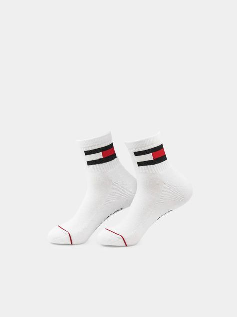 Pack De 3 Pares Calcetines Logo Blanco Tommy Hilfiger-2