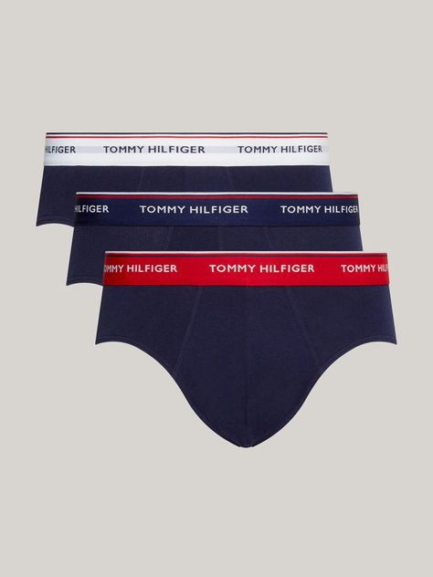 Pack De 3 Calzoncillos Slips Multicolor Tommy Hilfiger-0