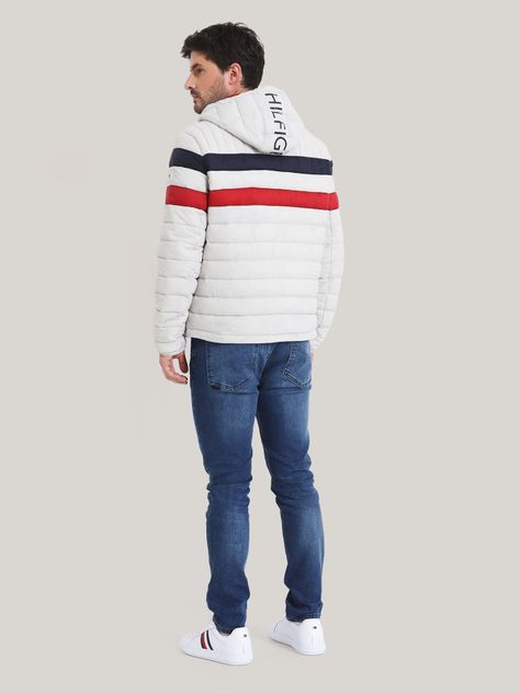 Parka Weight Quilted Colorblock Multicolor Tommy Hilfiger-2