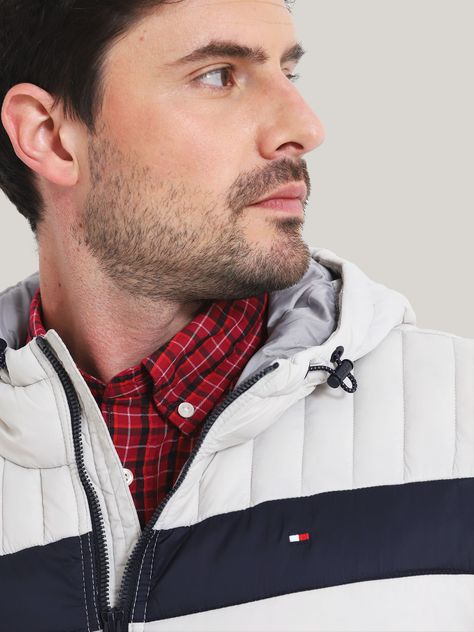 Parka Weight Quilted Colorblock Multicolor Tommy Hilfiger-3