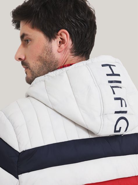Parka Weight Quilted Colorblock Multicolor Tommy Hilfiger-4