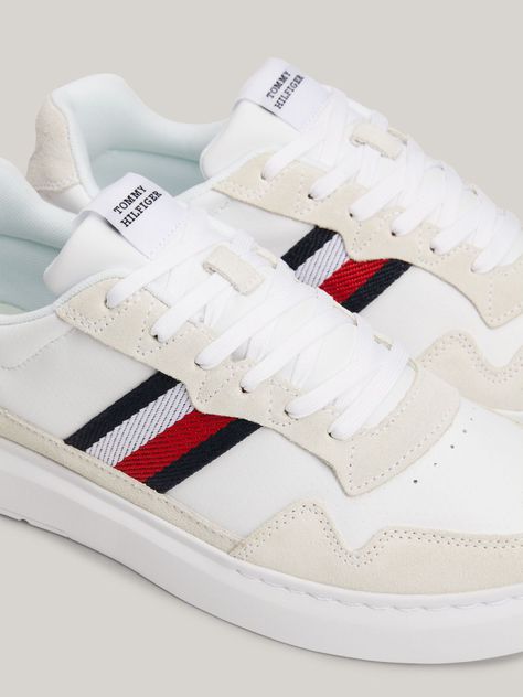 Zapatillas Cupsole Con Cinta Distintiva Blanco Tommy Hilfiger-7