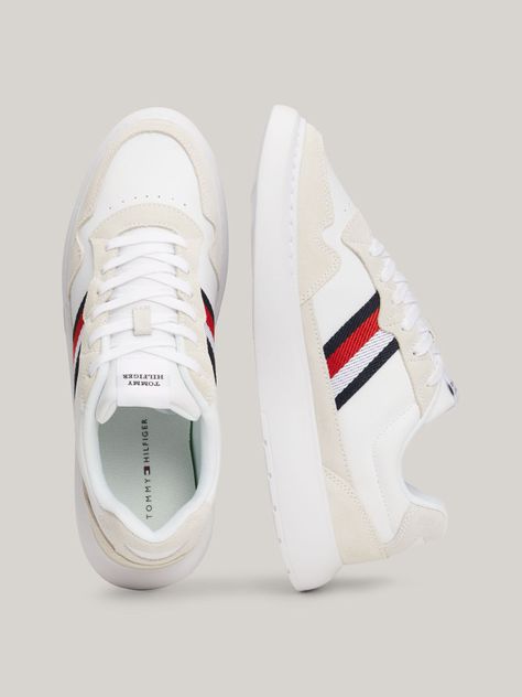 Zapatillas Cupsole Con Cinta Distintiva Blanco Tommy Hilfiger-8