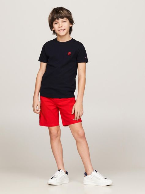 Polera Con Logo Monogram Azul Tommy Hilfiger-1