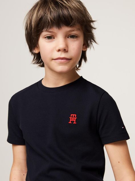 Polera Con Logo Monogram Azul Tommy Hilfiger-3