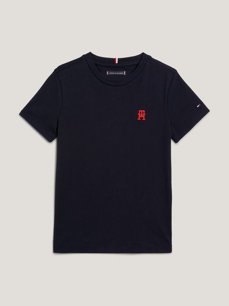 Polera Con Logo Monogram Azul Tommy Hilfiger-4