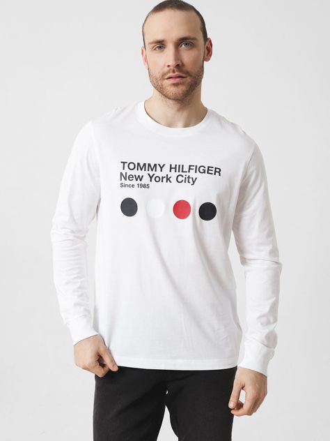 Polera Dot Metro New York  Blanco Tommy Hilfiger-0