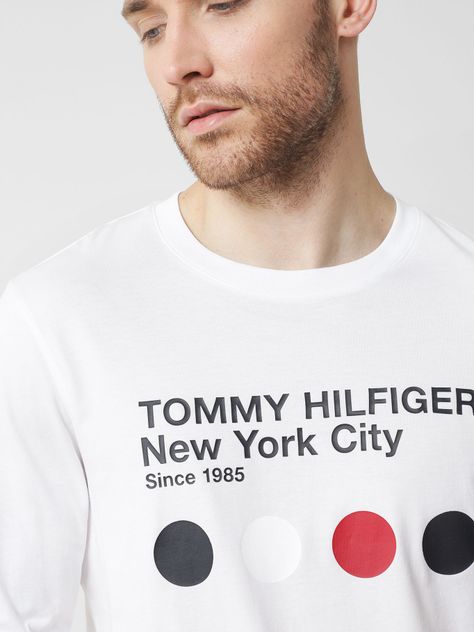 Polera Dot Metro New York  Blanco Tommy Hilfiger-4