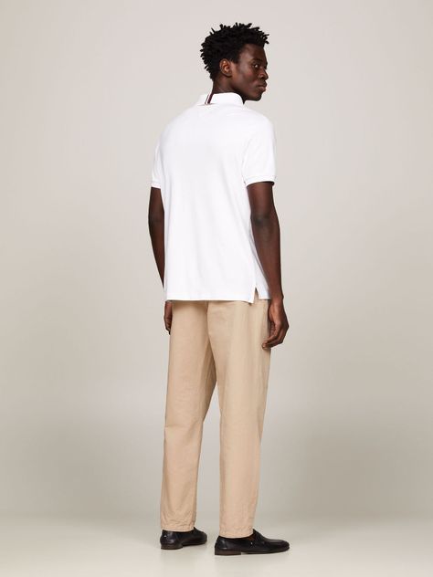 Polo Interlock Monogram Blanco Tommy Hilfiger-2