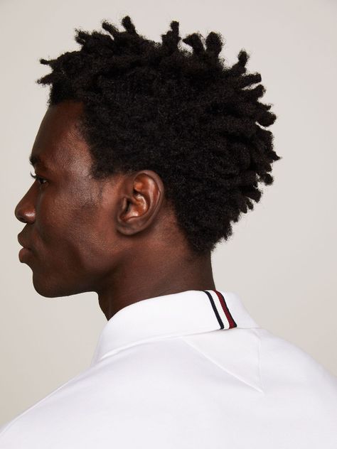 Polo Interlock Monogram Blanco Tommy Hilfiger-3