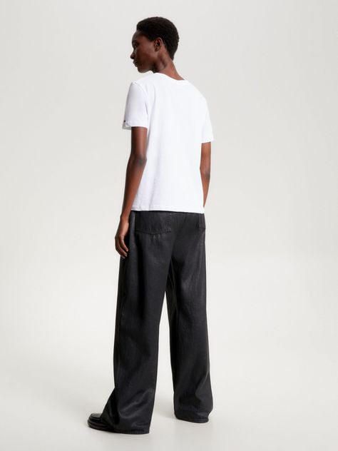 Polera Signature Con Logo Blanco Tommy Hilfiger-2