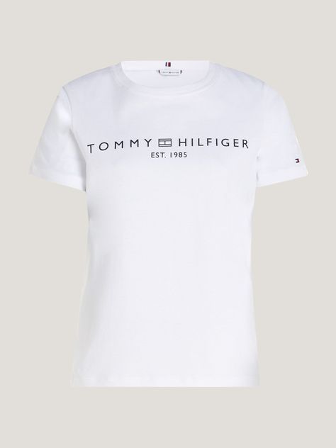 Polera Signature Con Logo Blanco Tommy Hilfiger-4