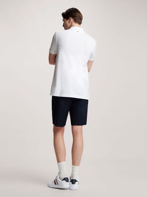 Polo Regular Fit Monotype Logo Blanco Tommy Hilfiger-2