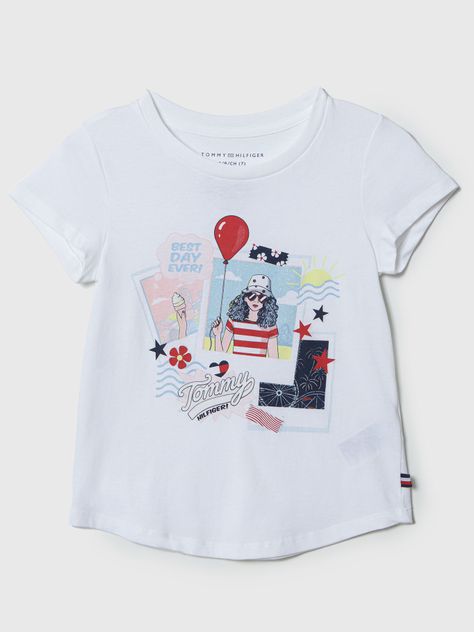 Polera Con Logo Y Fotos Blanco Tommy Hilfiger-0