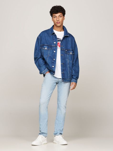 Jeans Scanton Slim Fit Celeste Tommy Hilfiger-0