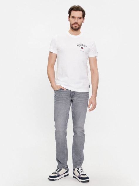 Polera Archive Varsity Logo Blanco Tommy Hilfiger-1