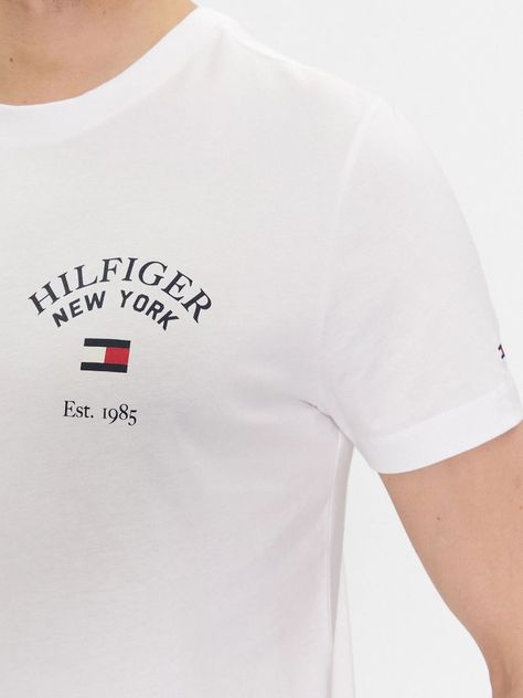 Polera Archive Varsity Logo Blanco Tommy Hilfiger-3
