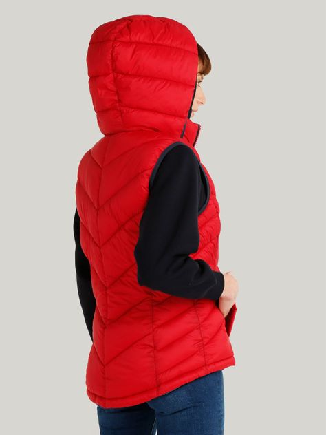 Parka Vest Light Weight Solid Amarillo Tommy Hilfiger-3
