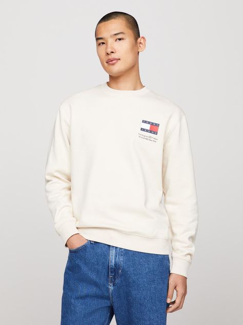 Polerón Essential Con Logo Beige Tommy Jeans-0