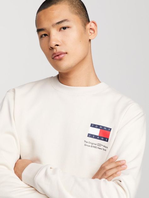 Polerón Essential Con Logo Beige Tommy Jeans-3