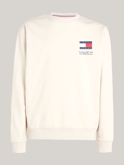 Polerón Essential Con Logo Beige Tommy Jeans-4