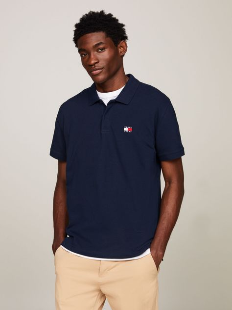 Polo Regular Fit Con Parche Azul Tommy Jeans-0