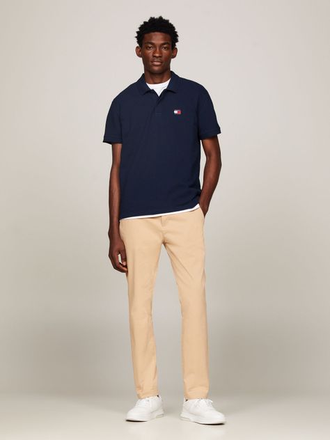 Polo Regular Fit Con Parche Azul Tommy Jeans-1